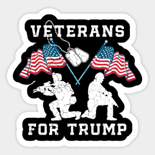 Veterans for Trump Sticker